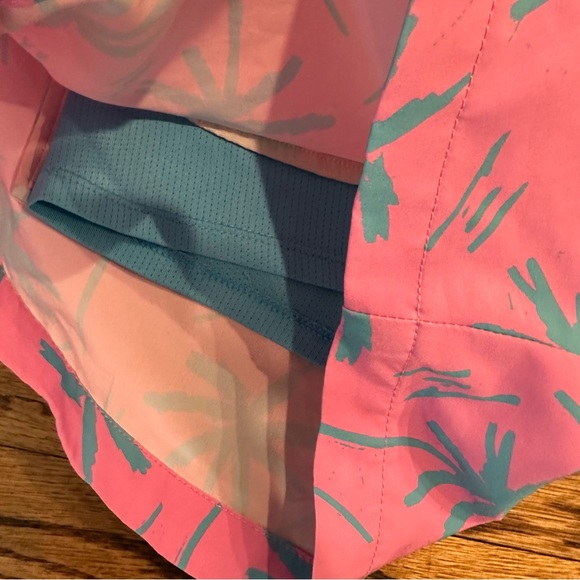 Chubbies Men’s Swimsuit Small 5.5 inseam pink blue palm trees swim trunks - Picture 3 of 4